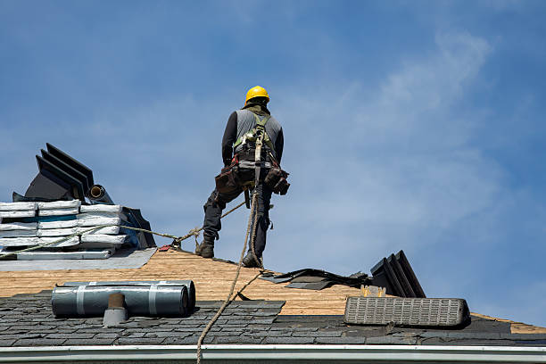 Professional Storm Damage Roof Repair technician working in Dublin, TX